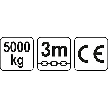 Таль ручная Yato 3 м 5000 кг YT-58955-1