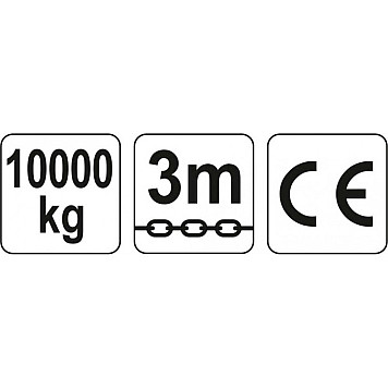 Таль ручная Yato 3 м 10000 кг YT-58957-1