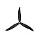 Пропеллеры GemFan 8060-3 армированный нейлон 1CCW+1CW (черный)