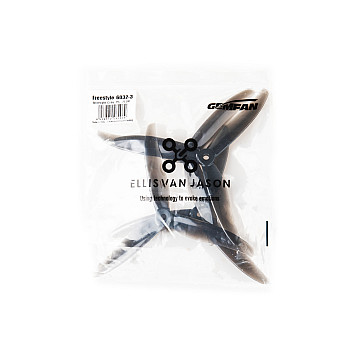 Пропеллеры GemFan Freestyle 6032-3 поликарбонат 2CCW+2CW (Midnight Gray)-2