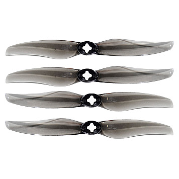 Пропеллеры GemFan Long Range 5126-2 2мм+M5 поликарбонат 2CCW+2CW (Clear Gray)