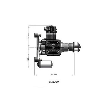 Двигатель DLE 170-4