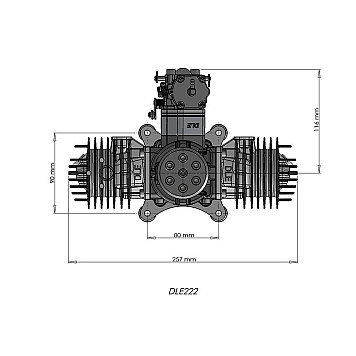 Двигатель DLE 222-2
