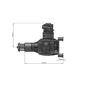 Двигатель DLE 120-3