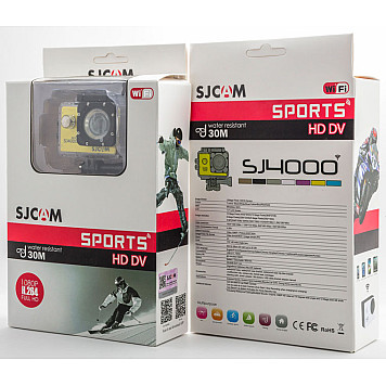 Экшн камера SJCam SJ4000 WiFi оригинал (черный)-6