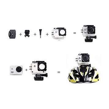 Экшн камера SJCam SJ4000 (синий)-8
