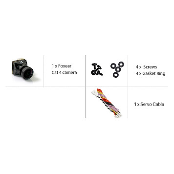 Камера FPV Foxeer Cat 4 Micro 1/3" 1200TVL M12 L2.1 (черный)-5
