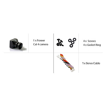 Камера FPV Foxeer Cat 4 Mini 1/3" 1200TVL M12 L2.1 (черный)-5