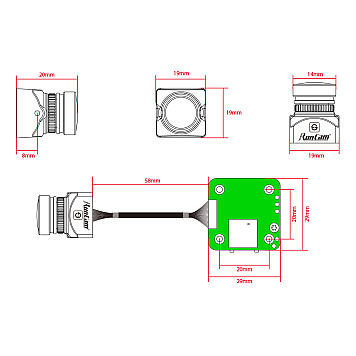 Камера FPV RunCam Split 3 Micro со встроенным DVR-5