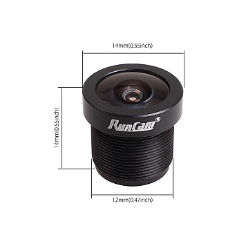 Линза M12 2.3мм RunCam RC23 для камер Swift 2/Mini/Micro3-2
