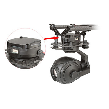 Камера с подвесом Tarot T10X-PRO с 10x зумом и 3-осевой стабилизацией (T10X-PRO)-3