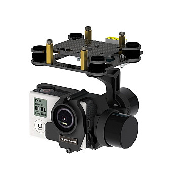 Подвес двухосевой VolantexRC 2DH3H для камер GoPro с защитным куполом-3