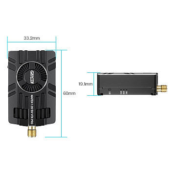 Видеопередатчик GEPRC MATEN 1.2G VTX PRO 5W-6