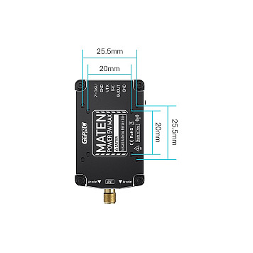 Видеопередатчик GEPRC MATEN 1.2G VTX PRO 5W-7
