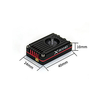 Видеопередатчик RushFPV RUSH MAX SOLO X Band 2500mW-4