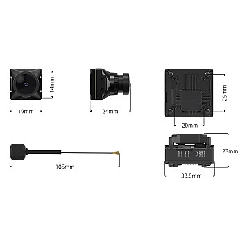 Видеосистема FPV Caddx Walksnail AVATAR GT KIT 2W цифровая-4