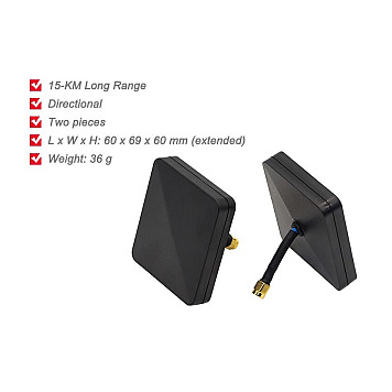 Антенны 5.8GHz SIYI MK15 MK32 14dB направленные SMA комплект 2 шт-1