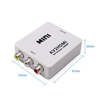 Конвертер видеосигнала ReadyToSky MINI AV RCA - HDMI-1