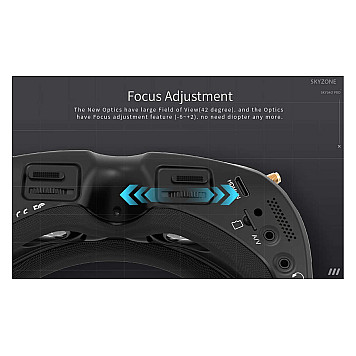 Очки FPV Skyzone SKY04O PRO 5G 1280x720 5.8GHz-7