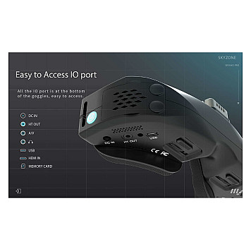 Очки FPV Skyzone SKY04O PRO 5G 1280x720 5.8GHz-8