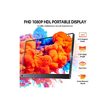 Дисплей портативный UPERFECT 18.5" 1080P IPS HDR Type-C-3