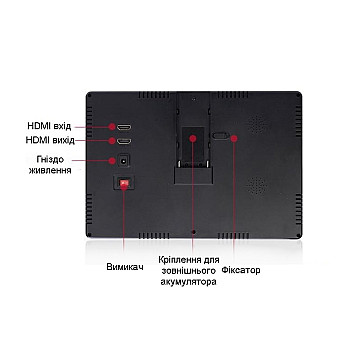 Дисплей FPV MFD 10" 1920x1200 HDMI AV-4
