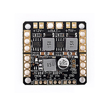 Плата распределения питания с BEC 5V, 12V и LC фильтром-1