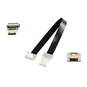 Шлейф 15см Mini HDMI - Mini HDMI 90R