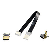 Шлейф 15см HDMI - Micro HDMI 90