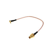 50 шт - Антенный кабель RG316 20 см угловой (MMCX - RP-SMA F)