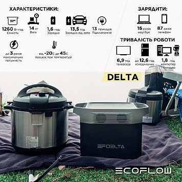 Зарядная станция EcoFlow DELTA (1260 Вт·ч)-7