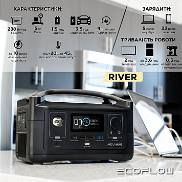 Зарядная станция EcoFlow RIVER (288 Вт·ч)-6