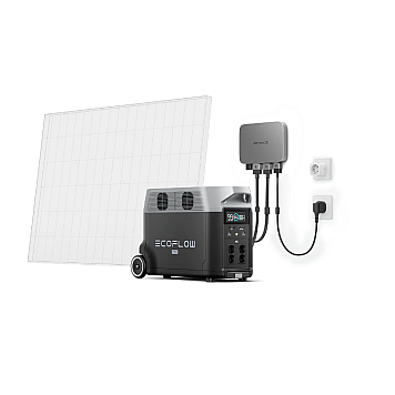 Комплект EcoFlow PowerStream – микроинвертор 600W + зарядная станция Delta Pro