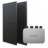 Комплект EcoFlow PowerStream – микроинвертор 600W и солнечные панели 2х400
