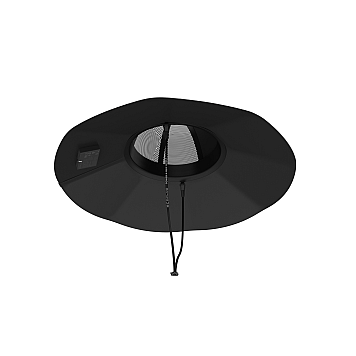 Солнечная шляпа EcoFlow Solar Hat 12 Вт - Черная-5