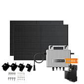 Комплект EcoFlow STREAM Microinverter/2*400W Rigid Solar Panel Combo/Умный счетчик Smart Meter/Система креплений EcoFlow Rigid Solar Panel Mounting Feet