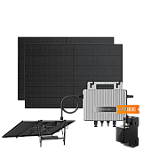Комплект EcoFlow STREAM Microinverter/2*400W Rigid Solar Panel Combo/Умный счетчик Smart Meter/2*Автоматический солнечный трекер EcoFlow Single Axis Solar Tracker