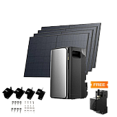 Комплект EcoFlow STREAM ULTRA/Solar Panel 4*400/Система креплений EcoFlow Rigid Solar Panel Mounting Feet/Умный счетчик Smart Meter