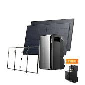 Комплект EcoFlow STREAM ULTRA/Solar Panel 2*400 с креплениями Balcony Hook Kit/Умный счетчик Smart Meter
