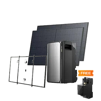Комплект EcoFlow STREAM ULTRA/Solar Panel 2*400 с креплениями Balcony Hook Kit/Умный счетчик Smart Meter