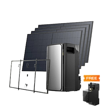 Комплект EcoFlow STREAM ULTRA/Solar Panel 4*400 с креплениями Balcony Hook Kit/Умный счетчик Smart Meter