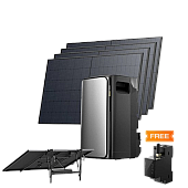 Комплект EcoFlow STREAM ULTRA/Solar Panel 4*400/Солнечный трекер EcoFlow Single Axis Solar Tracker/Умный счетчик Smart Meter