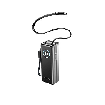 Павербанк EcoFlow RAPID Power Bank с кабелями 25000mAh серебристый-2