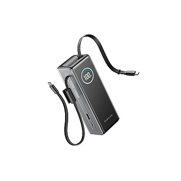 Павербанк EcoFlow RAPID Power Bank с кабелями 25000mAh серебристый-3