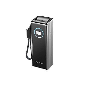 Павербанк EcoFlow RAPID Power Bank с кабелями 25000mAh серебристый