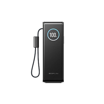 Павербанк EcoFlow RAPID Power Bank с кабелями 25000mAh черный-1