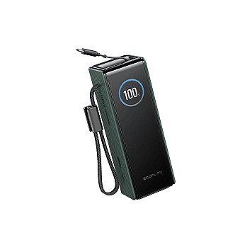 Павербанк EcoFlow RAPID Power Bank с кабелями 25000mAh зеленый-2