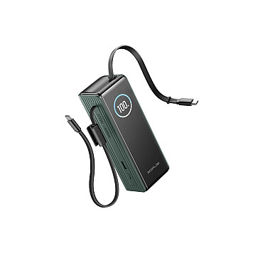 Павербанк EcoFlow RAPID Power Bank с кабелями 25000mAh зеленый-3
