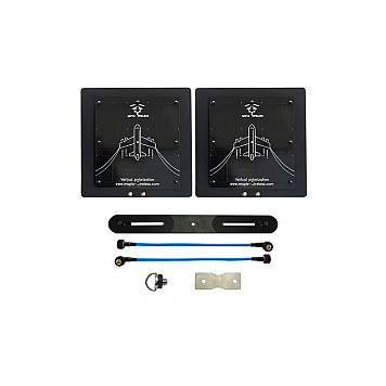 Антенны 4.9GHz 2шт Maple патч 21dB RP-SMA комплект