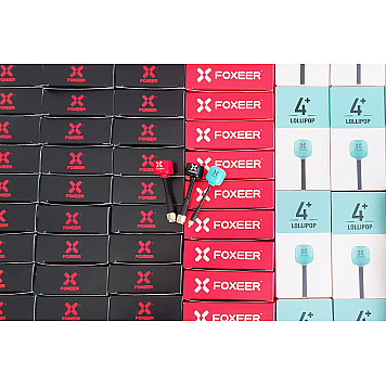 Антенна 5,8 ГГц Foxeer Lollipop 4 RHCP SMA 1шт (красный)-1